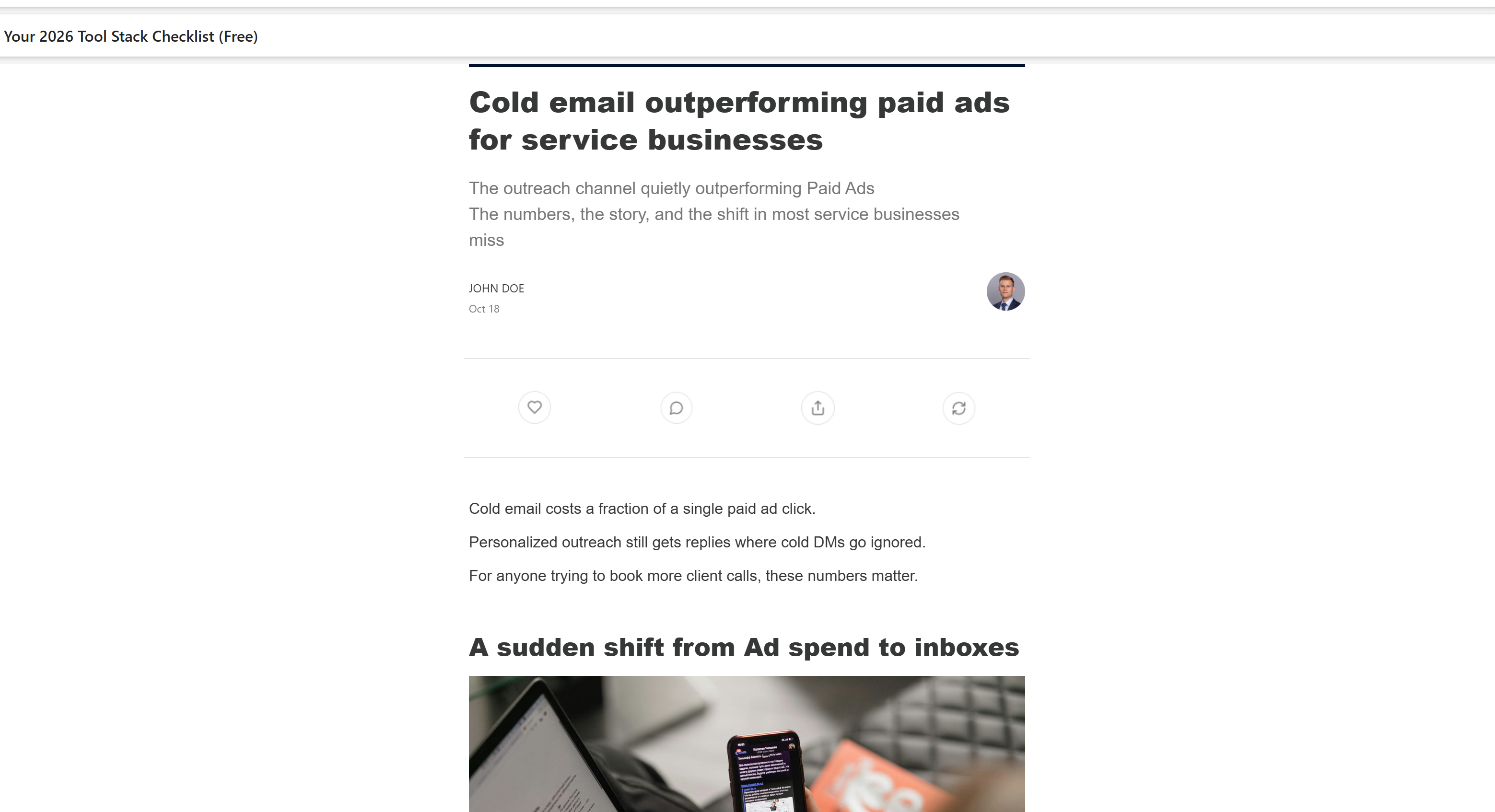 Test email received